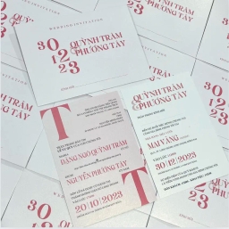 Thiệp cưới truyền thống